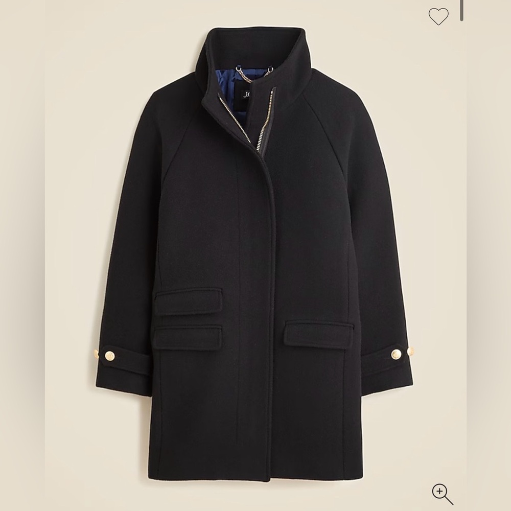 J. Crew Italian Stadium Wool Coat